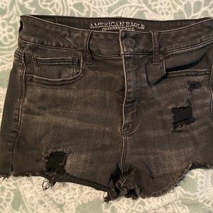 Black American eagle shorts